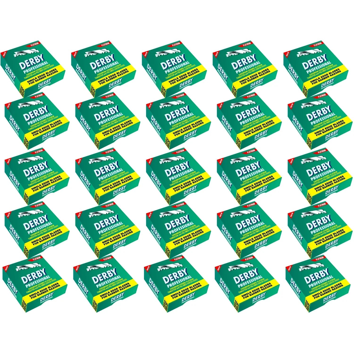 Derby Prof Single Edge Razor Blades 100ct